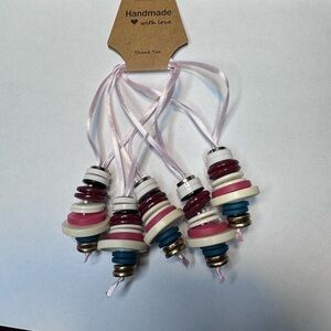 Button tree ornaments Christmas tree handmade up cycle